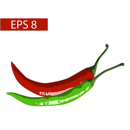 peppers vector illustrationのイラスト素材