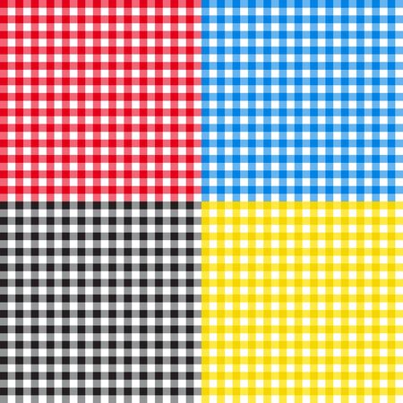 Table cloth seamless pattern vector illustrationのイラスト素材