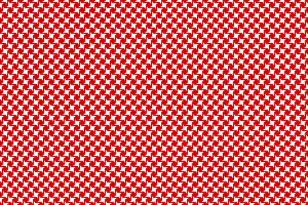 Red white fabric seamless pattern.