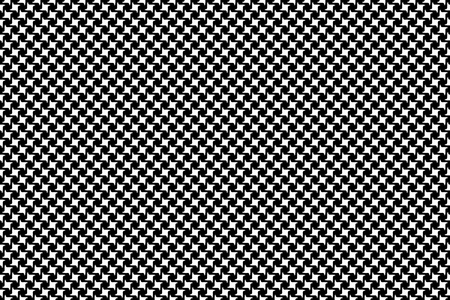 Black white fabric seamless pattern.