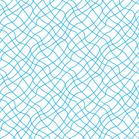 Blue seine seamless pattern. Vector illustration.のイラスト素材