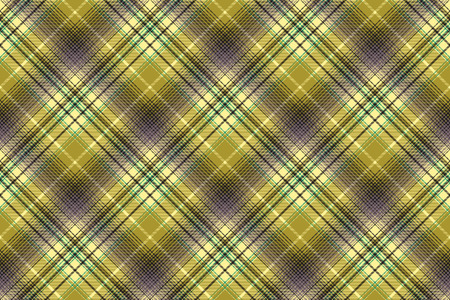 Green abstract check plaid seamless pattern. Vector illustration.のイラスト素材
