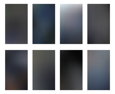 Dark vertical hd background smartphone screen mobile wallpaper set. Vector illustration.のイラスト素材