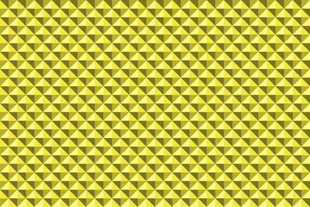 Yellow vector background abstract pyramidas texture seamless patternのイラスト素材