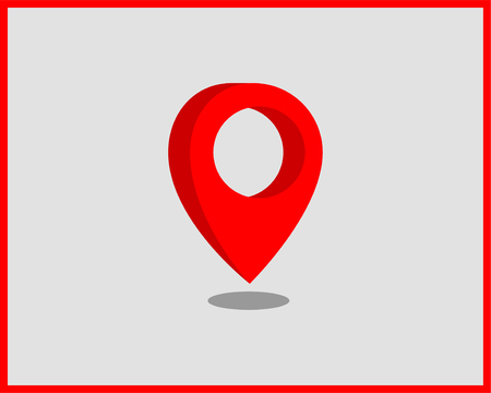 Map icons. Marker pointer. Pin location vector icon. GPS navigation symbol.のイラスト素材