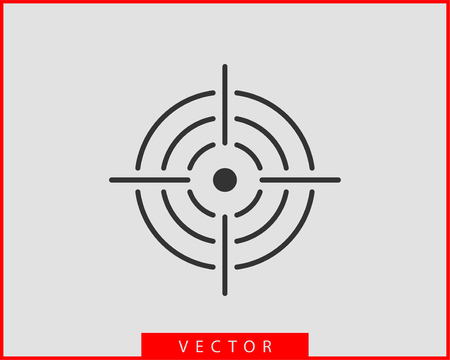 Target icon vectorのイラスト素材