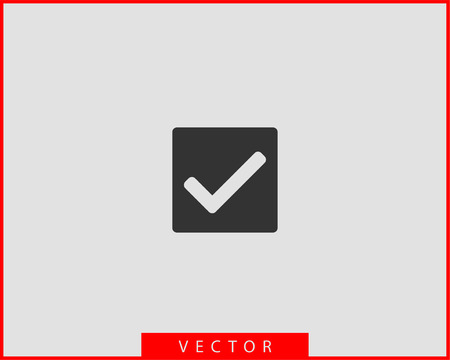 Check mark icon vector symbol design element.のイラスト素材