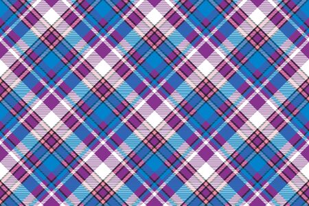Plaid modern seamless pattern. Vector illustration.のイラスト素材