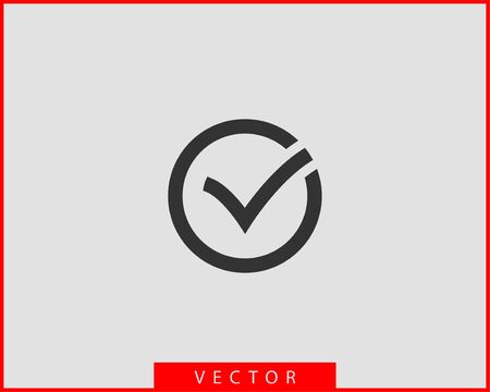 Check mark icon vector symbol design element.のイラスト素材