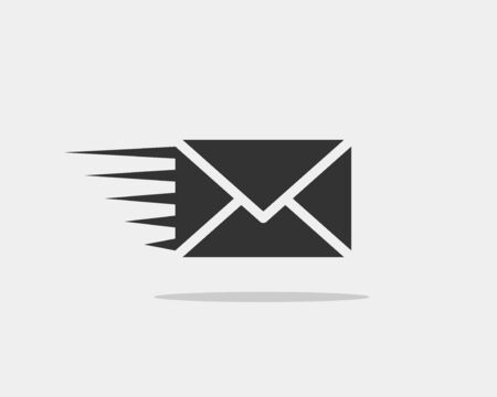 Envelope icons letter. Envelop icon vector template. Mail symbol element. Mailing label for web or print design.のイラスト素材
