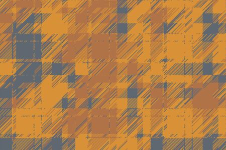 Modern glitch background. Color geometric abstract pattern vector. Damage lines glitches effect wallpaper. Grunge texture plaid.のイラスト素材