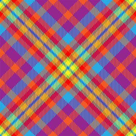 Tartan scotland seamless plaid pattern vector. Retro background fabric. Vintage check color square geometric texture for textile print, wrapping paper, gift card, wallpaper flat design.のイラスト素材
