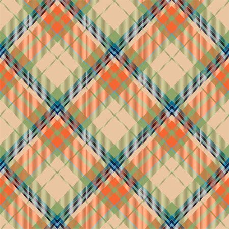 Tartan scotland seamless plaid pattern vector. Retro background fabric. Vintage check color square geometric texture for textile print, wrapping paper, gift card, wallpaper flat design.のイラスト素材
