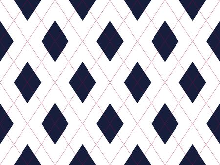 Argyle pattern seamless. Fabric texture background. Classic argill vector ornament.
