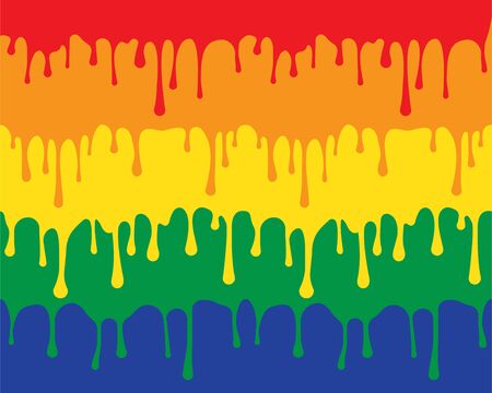 Liquid paint color abstract background. Vector seamless pattern.のイラスト素材