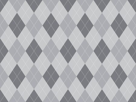Argyle pattern seamless. Fabric texture background. Classic argill vector ornament.のイラスト素材
