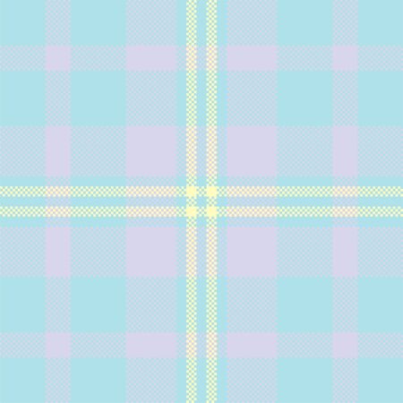 Pixel background vector design. Modern seamless pattern plaid. Square texture fabric. Tartan scottish textile. Beauty color madras ornament.のイラスト素材