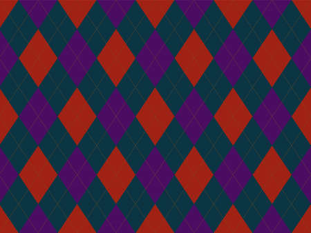 Argyle pattern seamless. Fabric texture background. Classic argill vector ornament.