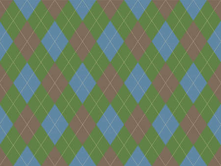 Argyle pattern seamless. Fabric texture background. Classic argill vector ornament.のイラスト素材
