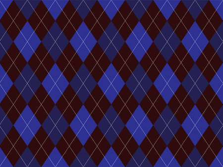 Argyle pattern seamless. Fabric texture background. Classic argill vector ornament.のイラスト素材