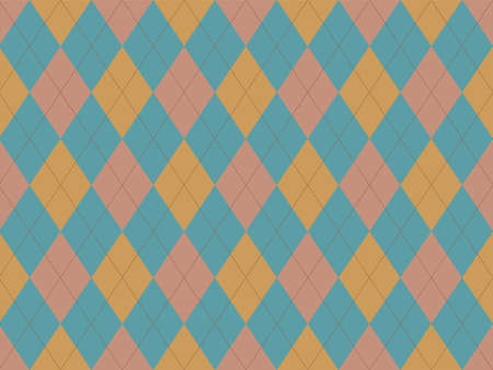 Argyle pattern seamless. Fabric texture background. Classic argill vector ornament.のイラスト素材