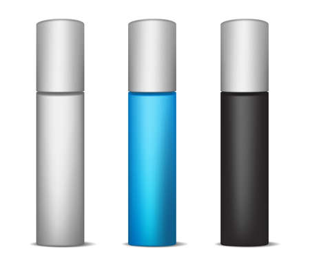 Cosmetic long bottle template.Vector illustration.のイラスト素材