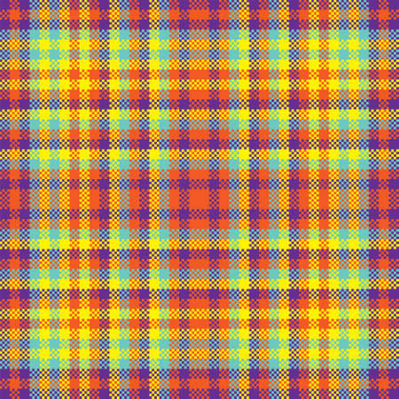 Tartan plaid pattern seamless. Print fabric texture. Check vector background.のイラスト素材