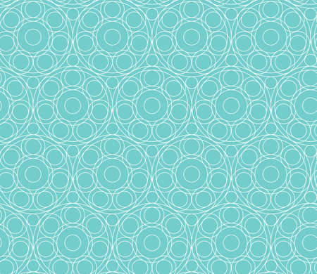 Abstract circle pattern. Seamless vector background. Blue color.のイラスト素材