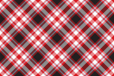 Plaid pattern seamless. Check fabric texture. Stripe square background. Vector textile design tartanのイラスト素材