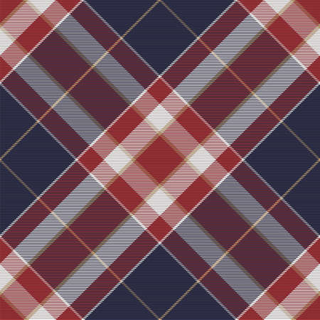 Plaid pattern seamless. Check fabric texture. Stripe square background. Vector textile design tartan.のイラスト素材