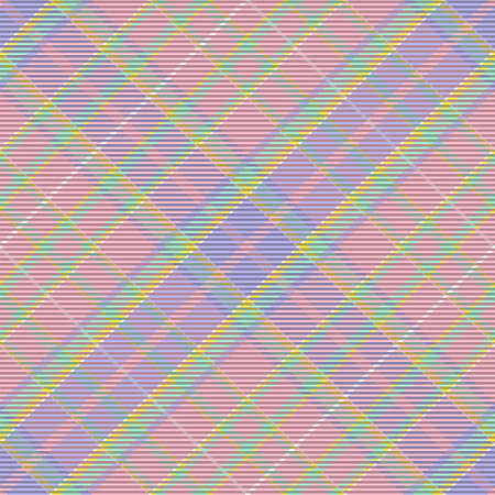 Plaid pattern seamless. Check fabric texture. Stripe square background. Vector textile design tartan.のイラスト素材