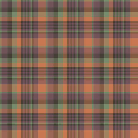 seamless pattern. Vector background of textile ornament. Flat fabric design. Tartan.のイラスト素材
