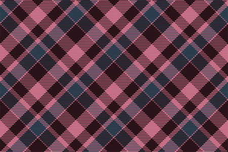 Seamless pattern of scottish tartan plaid. Repeatable background with check fabric texture. Flat vector backdrop of striped textile print.のイラスト素材