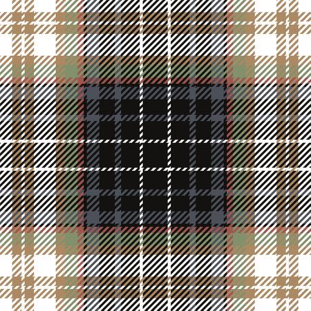 Plaid pattern seamless. Check fabric texture. Stripe square background. Vector textile tartan design.のイラスト素材