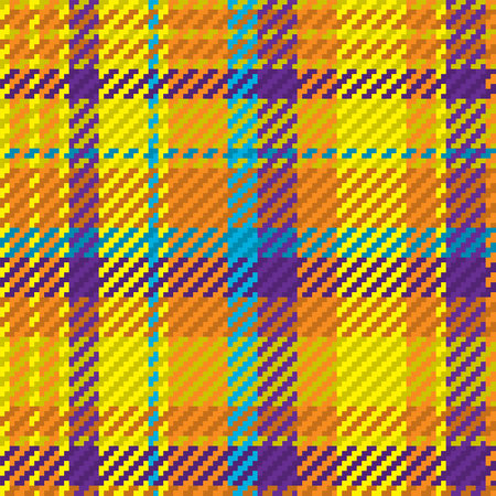 Seamless pattern of scottish tartan plaid. Repeatable background with check fabric texture. Flat vector backdrop of striped textile print.のイラスト素材