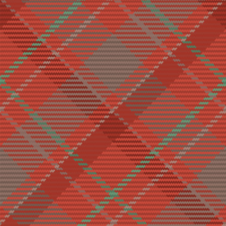 Seamless pattern of scottish tartan plaid. Repeatable background with check fabric texture. Flat vector backdrop of striped textile print.のイラスト素材