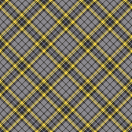 Check plaid seamless pattern. Vector background of textile ornament. Flat fabric design. Tartan.のイラスト素材