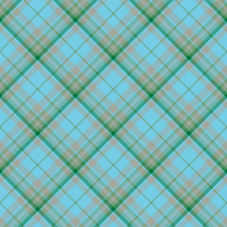 Check plaid seamless pattern. Vector background of textile ornament. Flat fabric design. Tartan.のイラスト素材