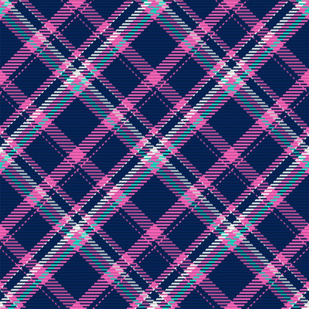 Seamless pattern of scottish tartan plaid. Repeatable background with check fabric texture. Flat vector backdrop of striped textile print.のイラスト素材