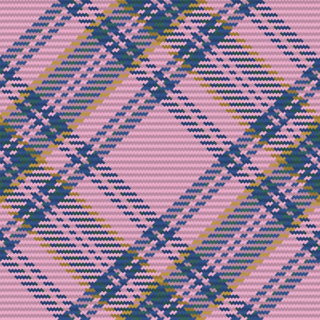 Tartan plaid pattern seamless vector background. Check plaid for flannel shirt, blanket, throw, or...