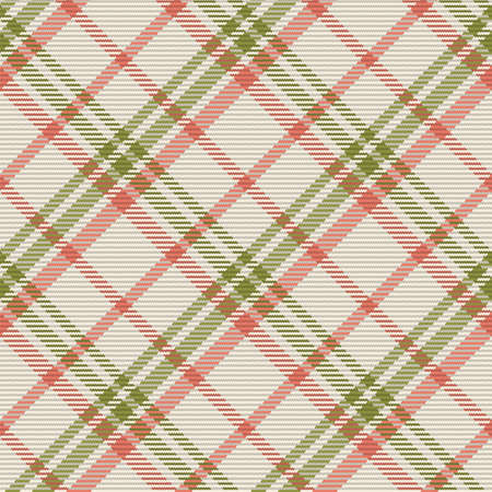 Seamless pattern of scottish tartan plaid. Repeatable background with check fabric texture. Flat vector backdrop of striped textile print.のイラスト素材