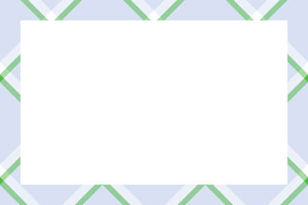 Vintage frame vector. Scottish border pattern retro style. Beauty empty background, template for...