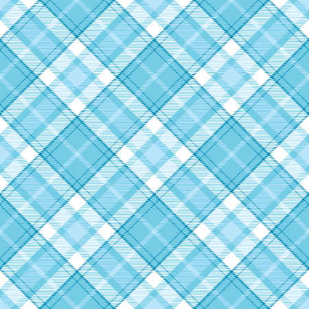 Plaid seamless pattern. Stripe fabric texture. Check square background. Tartan vector textile design.のイラスト素材