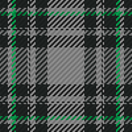 Seamless pattern of scottish tartan plaid. Repeatable background with check fabric texture. Flat vector backdrop of striped textile print.のイラスト素材