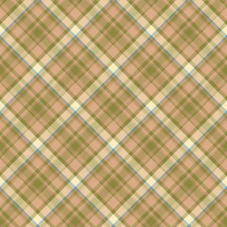 Check plaid seamless pattern. Vector background of textile ornament. Flat fabric design. Tartan.のイラスト素材