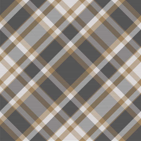 Plaid pattern seamless. Check fabric texture. Stripe square background. Vector textile design tartan.のイラスト素材