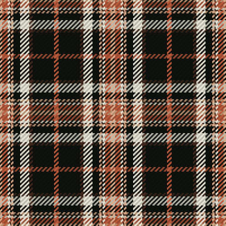 Seamless pattern of scottish tartan plaid. Repeatable background with check fabric texture. Flat vector backdrop of striped textile print.のイラスト素材