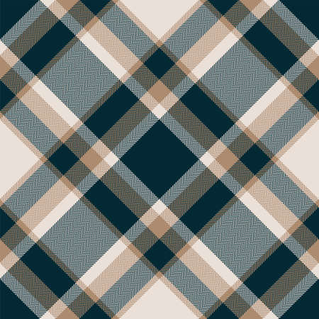 Plaid pattern vector. Check fabric texture. Seamless textile design for clothes, paper print or web background.のイラスト素材