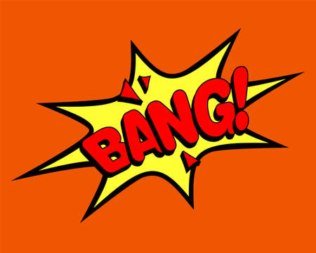 Comic style vector cool sticker. Bubble label, speech sticker with word for comics book. Humor pop balloon illustration.のイラスト素材