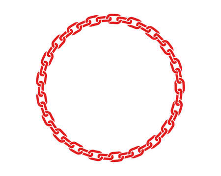 Totalitarian regime, frame chain symbol of slavery. The problem of human freedom.